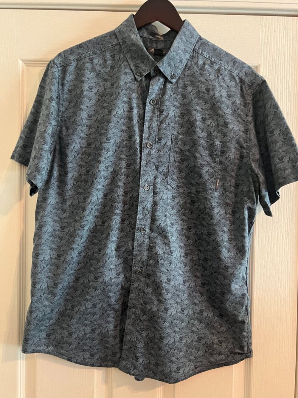 Eddie Bauer Men's Short Sleeve Button Up, Lg